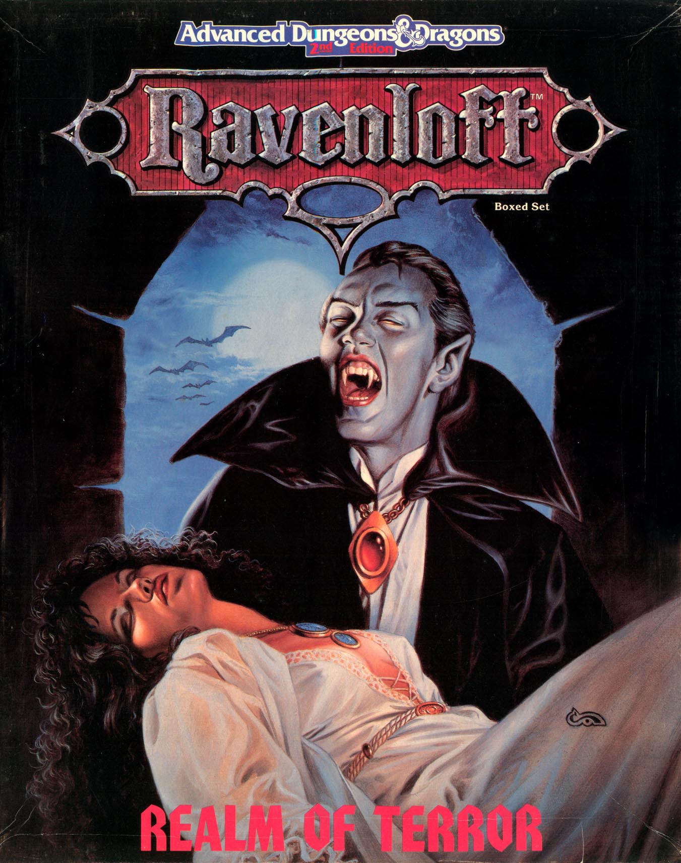 Ravenloft Campaign Setting, 1st Ed. ("Realm of Terror")Cover art